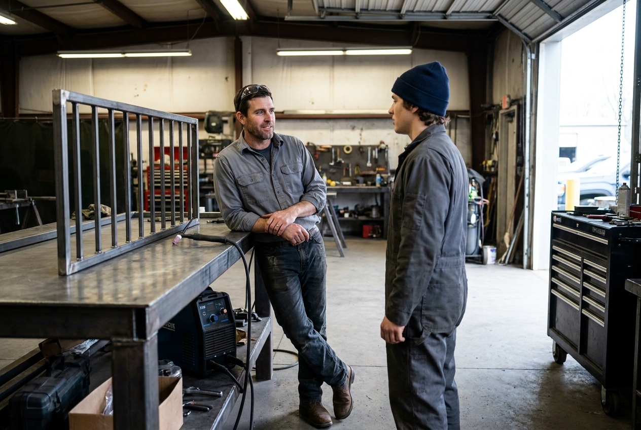 Owen at Brennan Welding & Fabrication